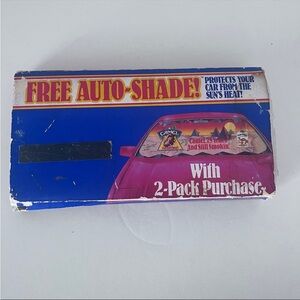 Vintage 1988 Camel Cigarettes 75th Birthday Car Windshield Auto-Shade Sun Shade